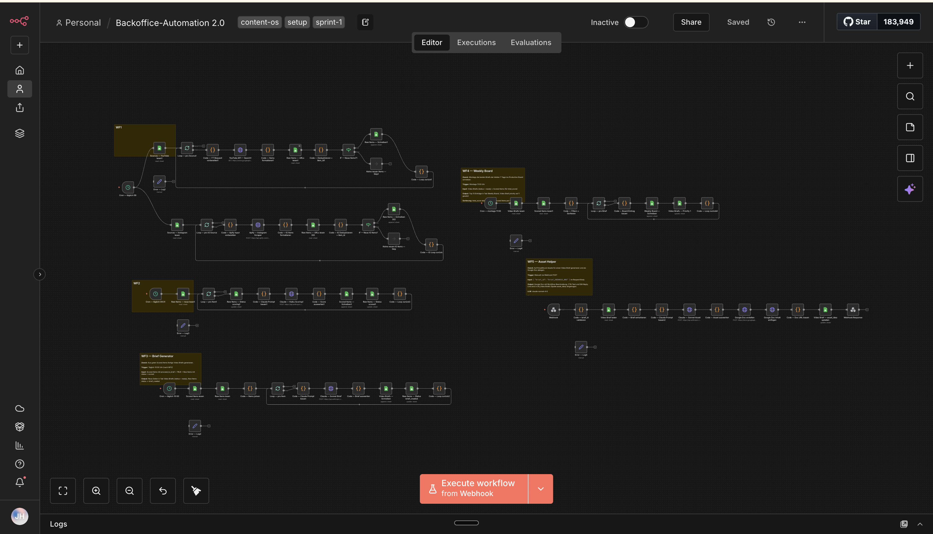 Document automation workflow